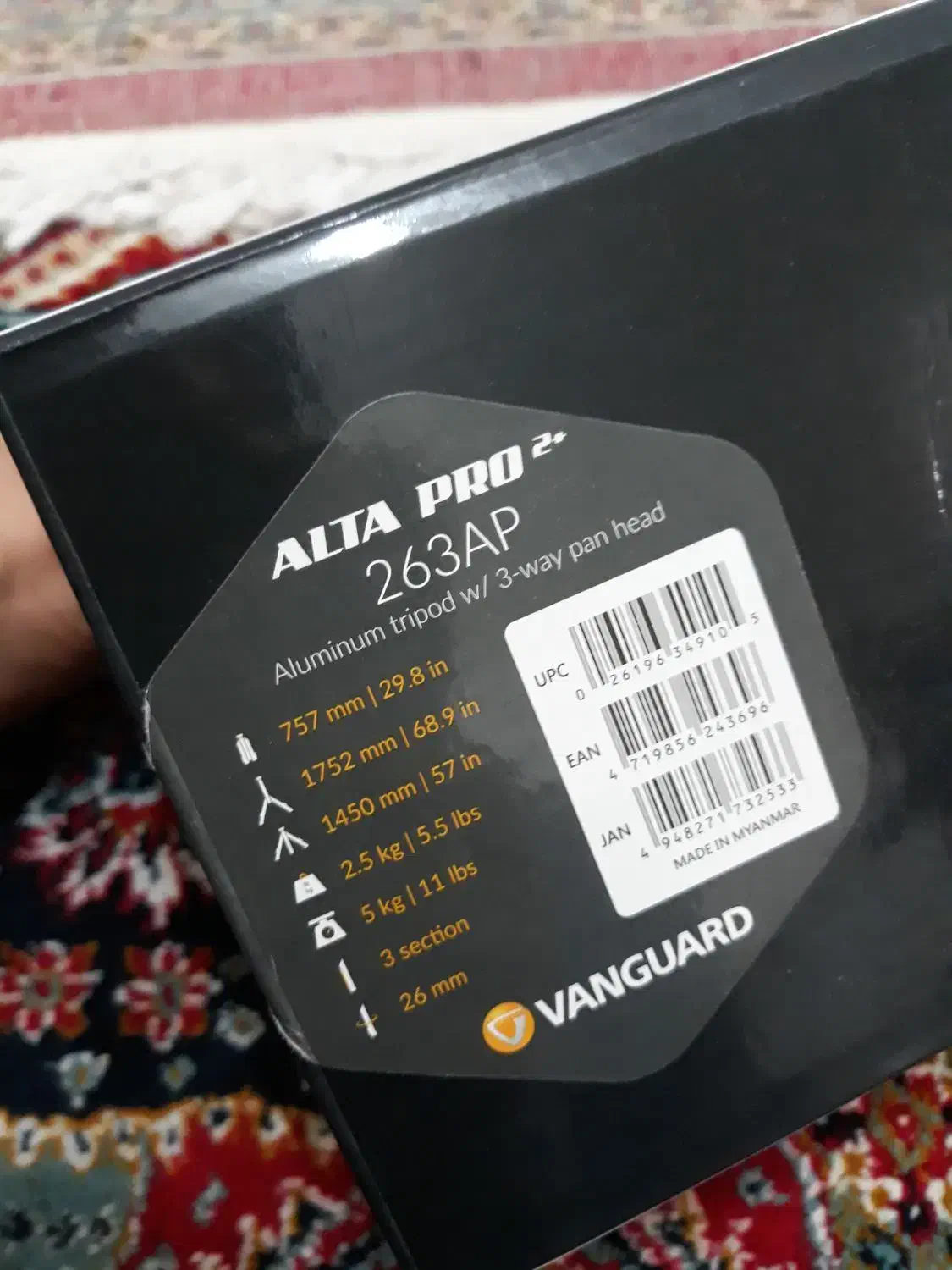 سه پایه حرفه ای ونگارد|دوربین عکاسی و فیلمبرداری|اهواز, زیتون کارمندی|دیوار