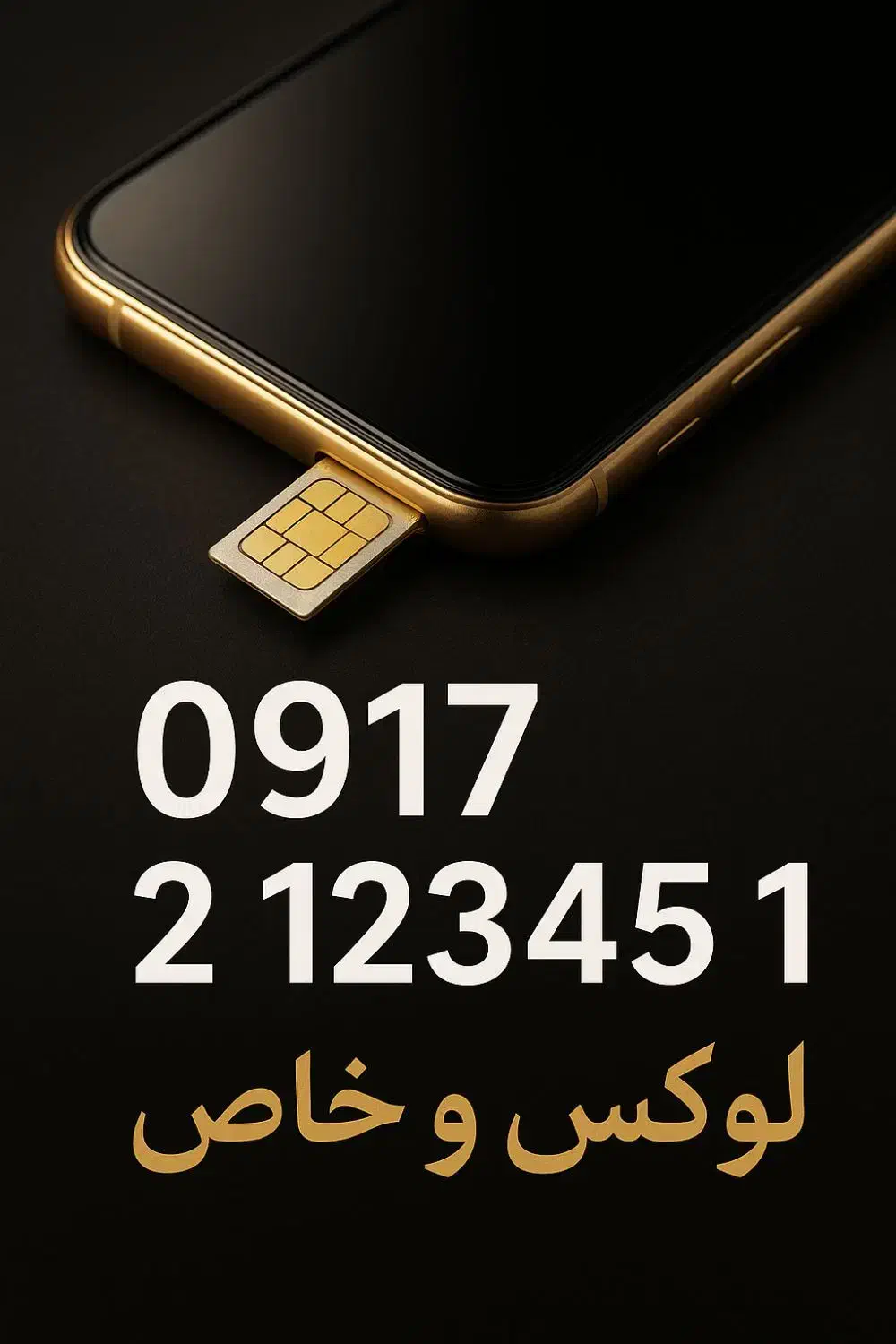سیمکارت رند لاکچری و خاص 1-12345-2-0917|سیم‌کارت|شیراز, زرهی|دیوار