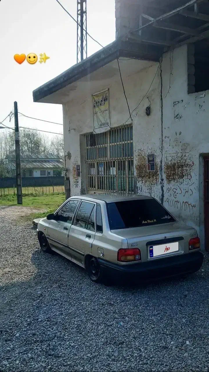 پراید مدل۸۷ رنگ بژ لوازمی|خودرو سواری و وانت|سنگر, |دیوار