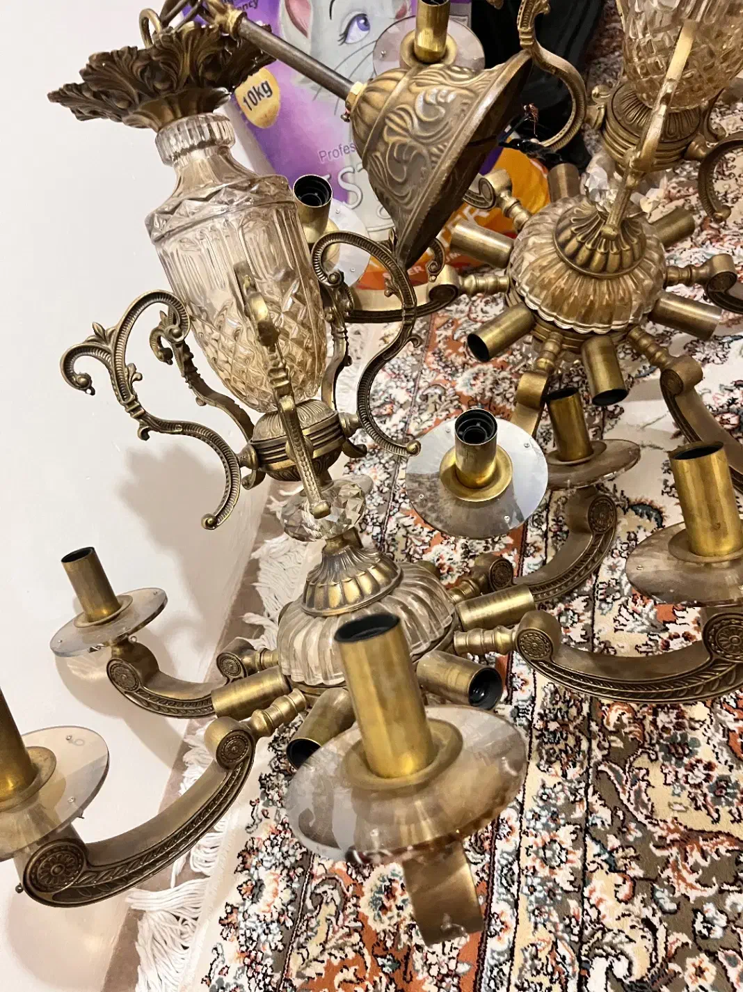 لوستر برنز|لوستر و چراغ آویز|سهند, |دیوار