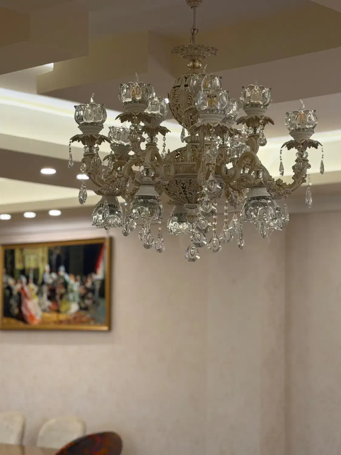 لوستر اعیانی نو|لوستر و چراغ آویز|ارومیه, |دیوار