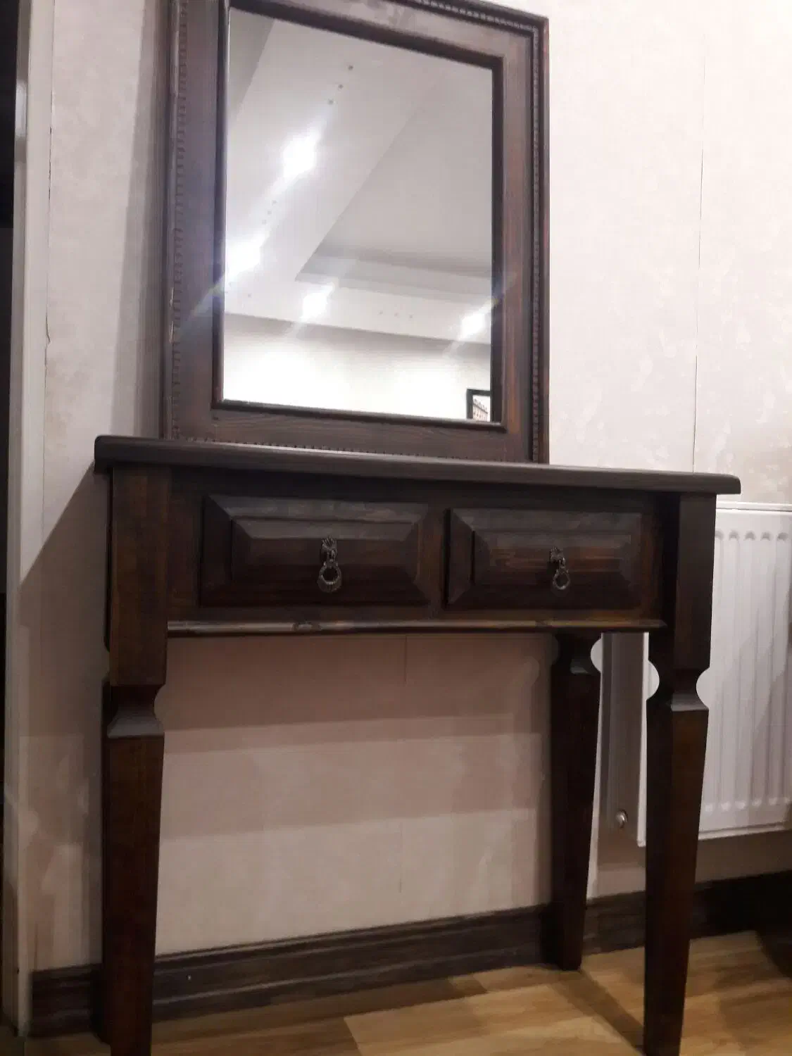 آینه کنسول چوبی|بوفه، ویترین، کنسول|سنندج, |دیوار