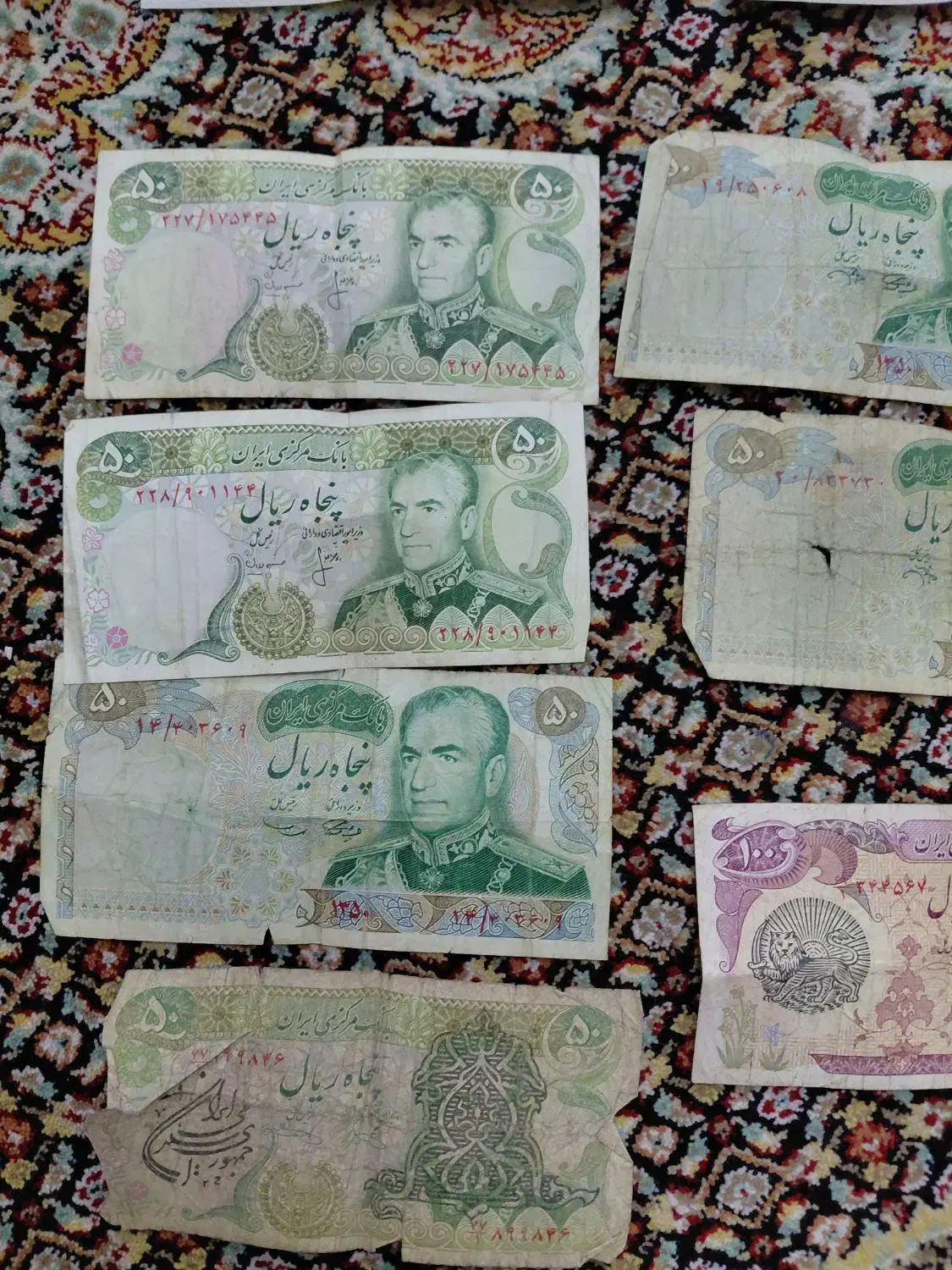 اسکناس قدیمی|کلکسیون سکه، تمبر، اسکناس|قزوین, |دیوار