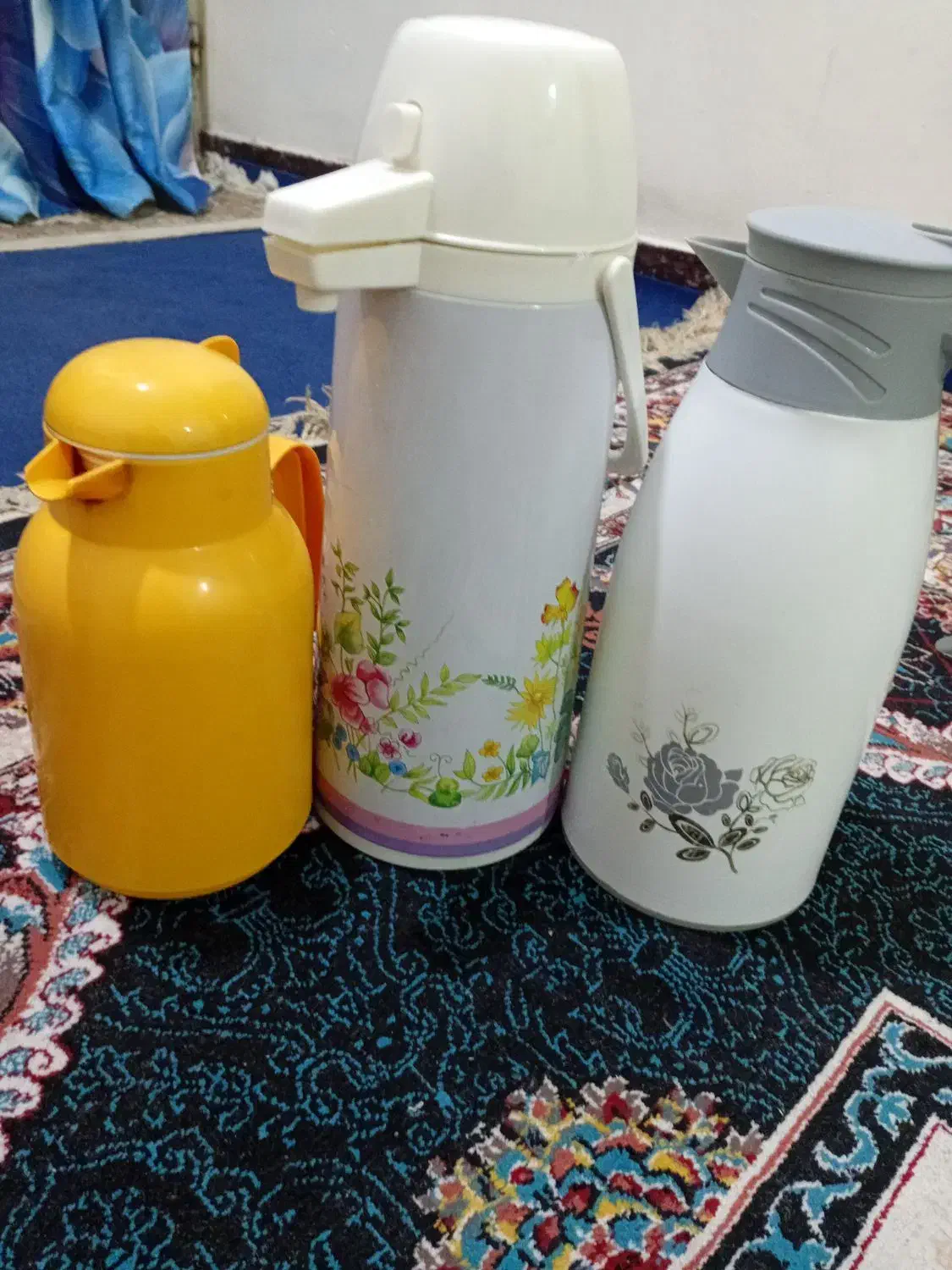 سه عددفلاکس چای|قوری، کتری، قهوه‌ساز دستی|اهواز, حصیرآباد|دیوار