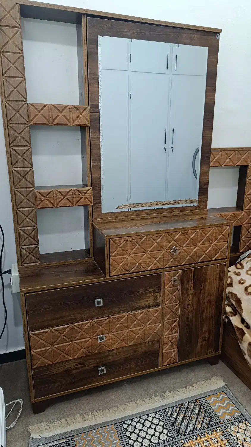 سرویس خواب ۲نفره|تخت و سرویس خواب|امیدیه, |دیوار