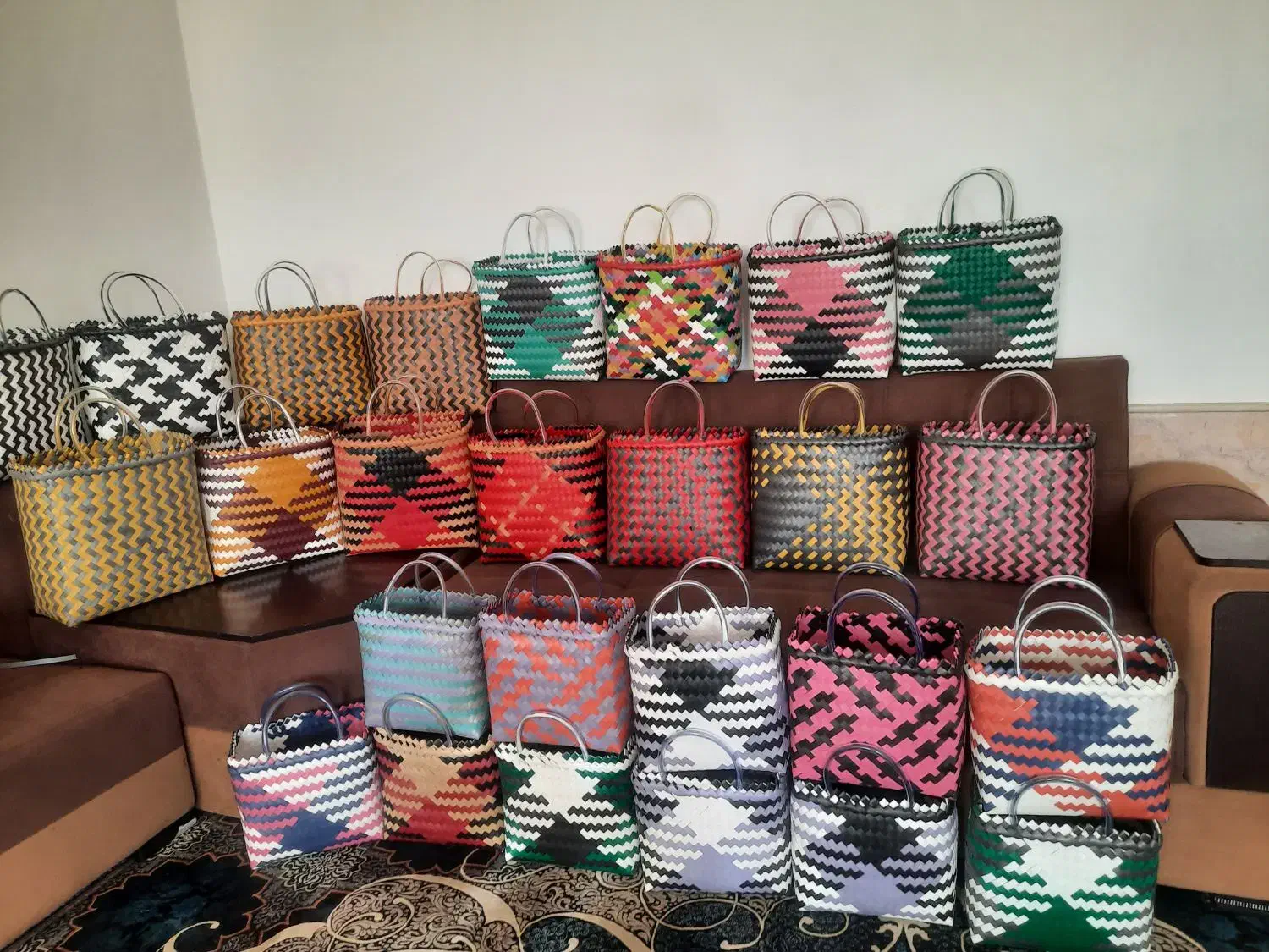 سبدهای حصیری|صنایع دستی و سایر لوازم تزئینی|ارژن, |دیوار