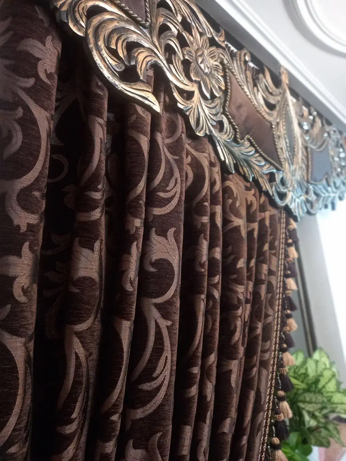 کتیبه و پرده پذیرایی|پرده، رانر، رومیزی|رضوانشهر, |دیوار