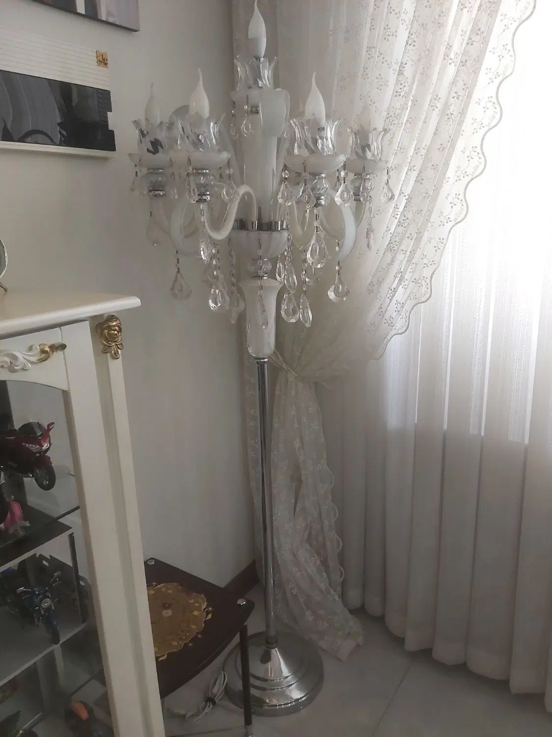 کنار سالنی ۸ شعله بلور چک|لوستر و چراغ آویز|تهران, هاشمی|دیوار