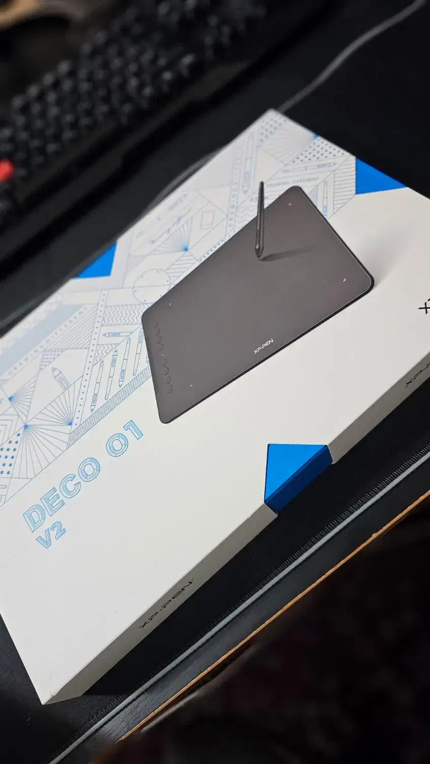 قلم نوری xp pen deco 01 v2|قطعات و لوازم جانبی رایانه|تبریز, |دیوار