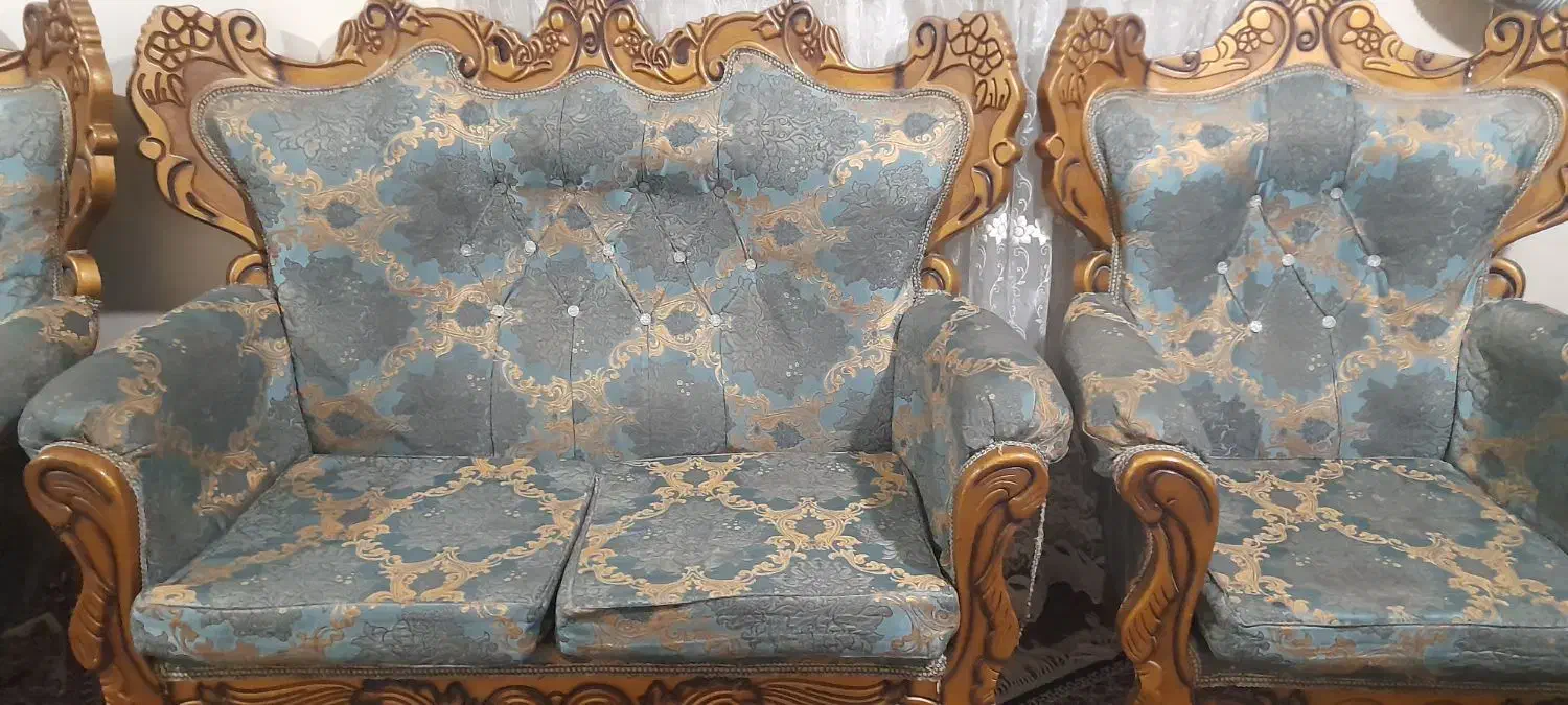 مبل سلطنتی|مبلمان خانگی و میز عسلی|قرچک, شهرک طلائیه|دیوار