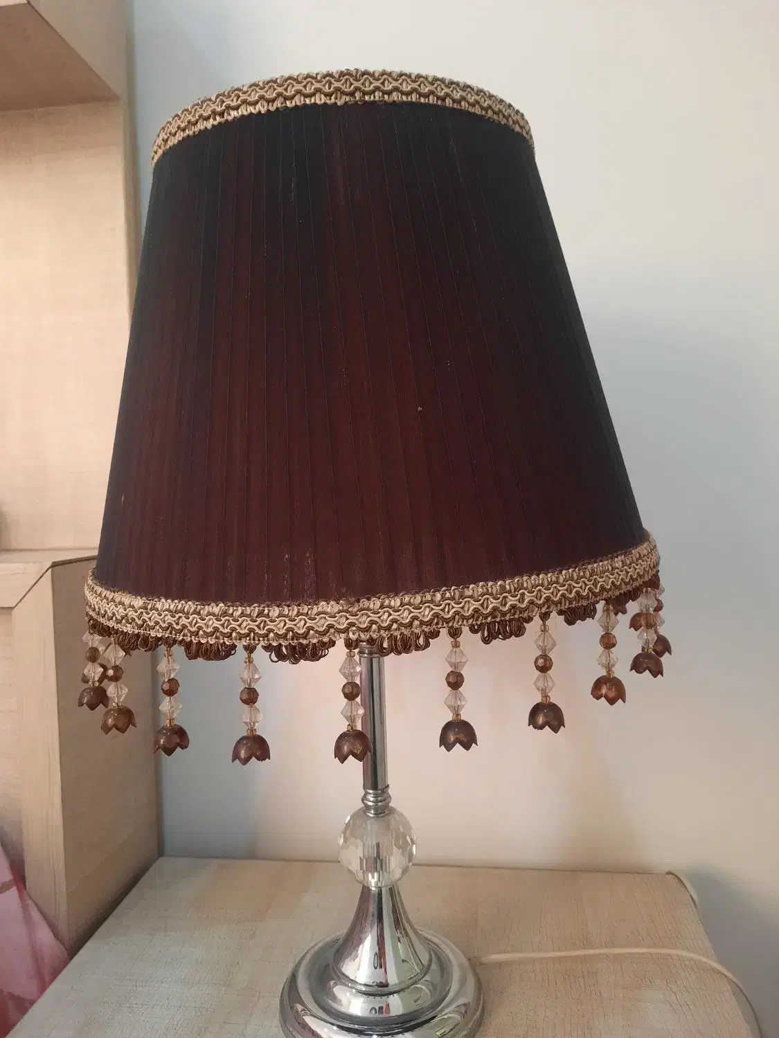 دو عدد آباژور  پایه استیل|چراغ خواب و آباژور|کرج, اتحاد|دیوار