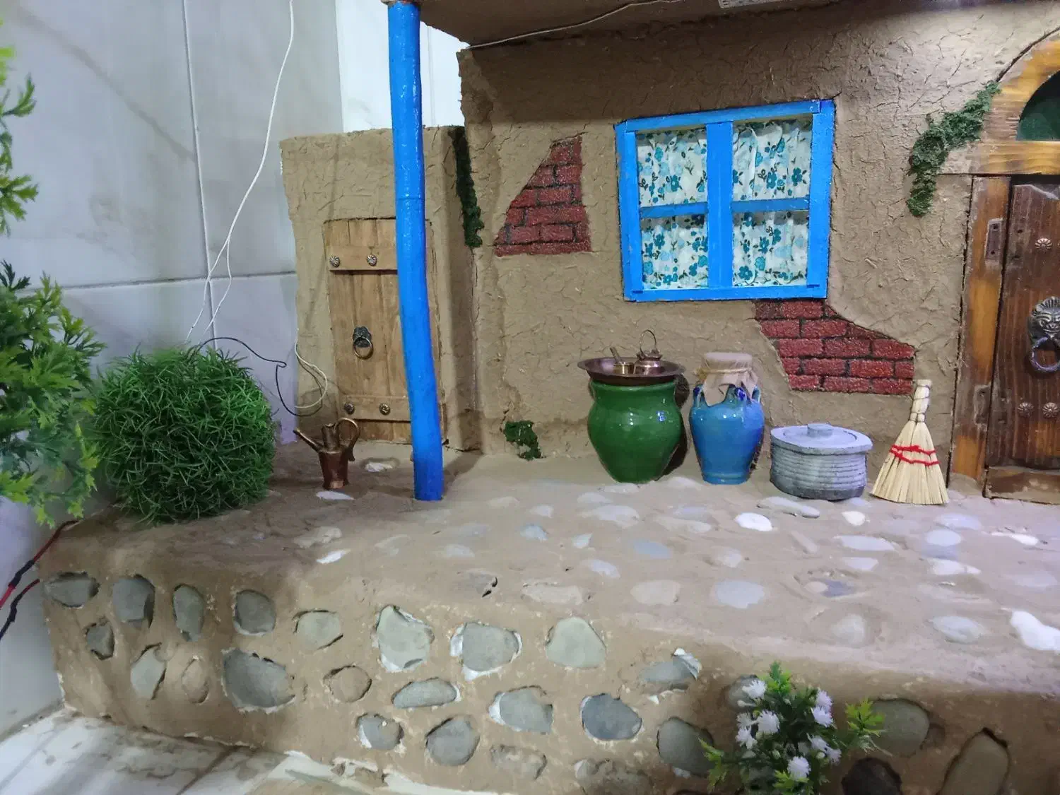 خانه کاهگلی قدیمی بسیارزیبا|کلکسیون اشیاء عتیقه|فردیس, سرحدی|دیوار