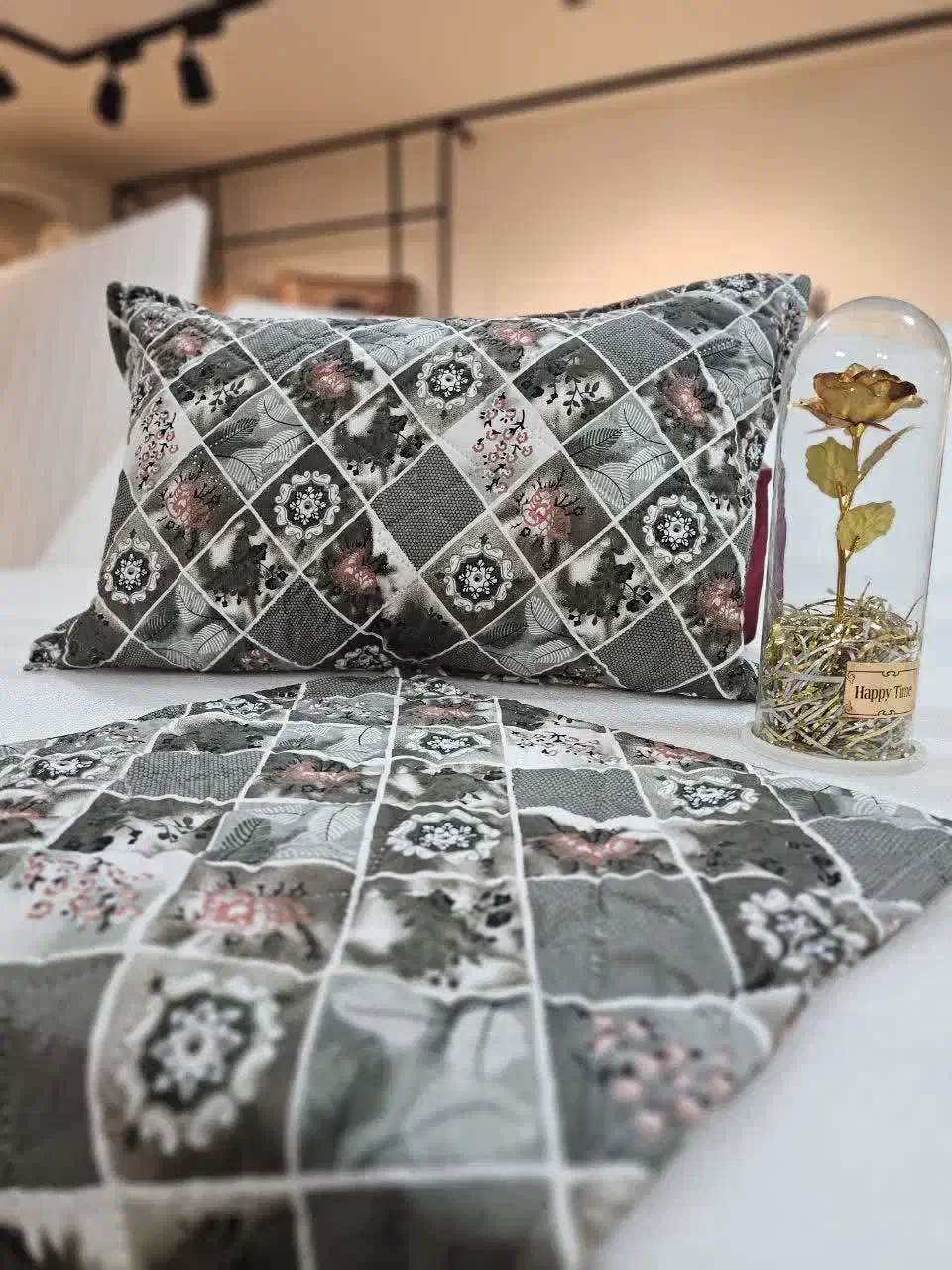 روبالشی زیپ دار طرح دار جفتی|رختخواب، بالش، پتو|تهران, امام زاده عبدالله|دیوار