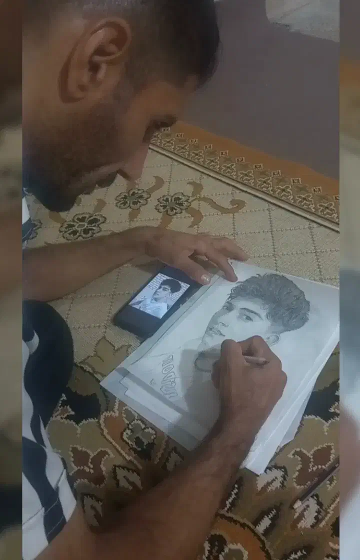 چهره زیبای شمارو طراحی میکنم|تابلو، نقاشی، عکس|هشتگرد, شهرک وحدت|دیوار