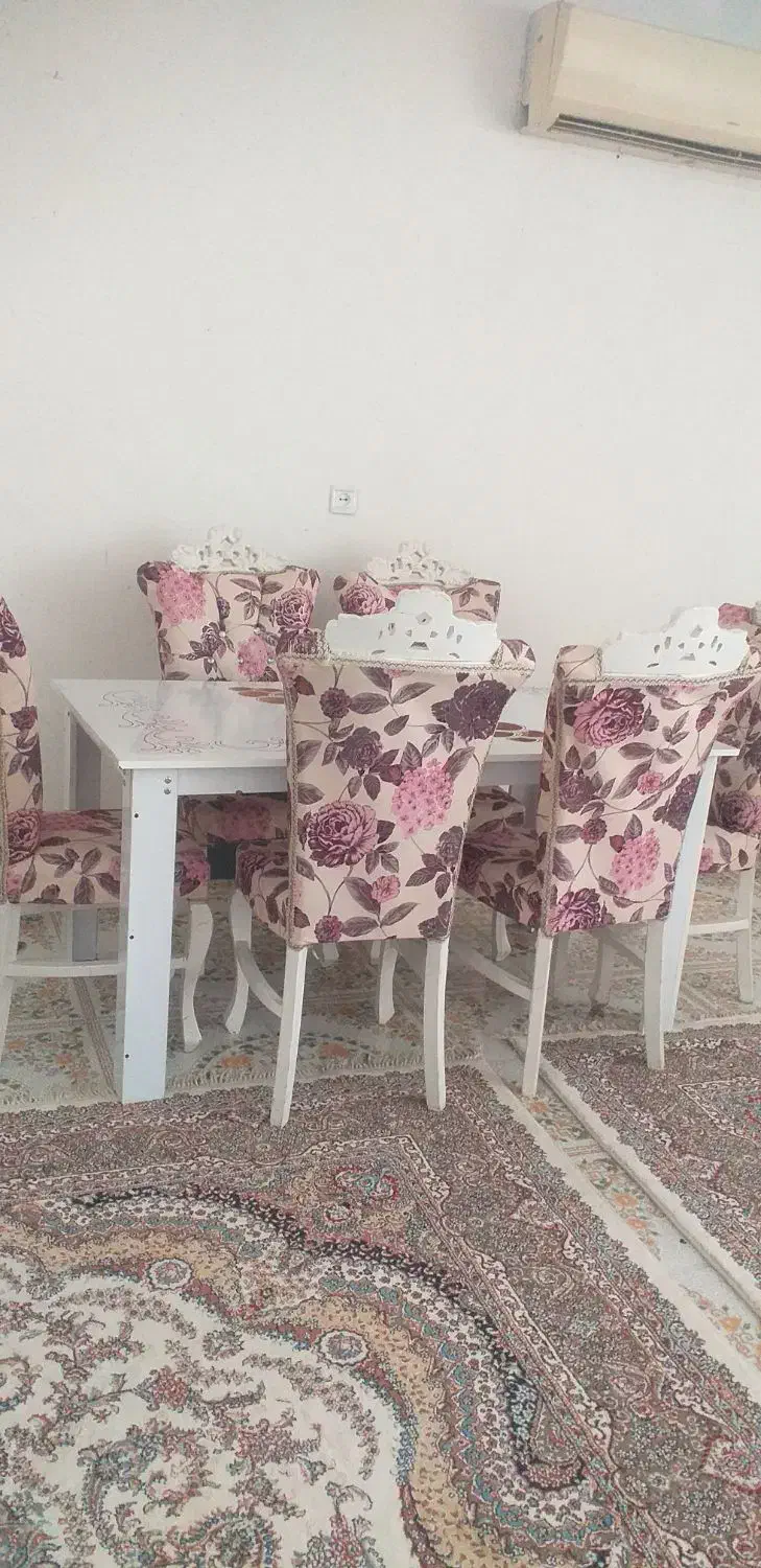 میزنهارخوری ۶نفره|میز و صندلی غذاخوری|دهلران, |دیوار