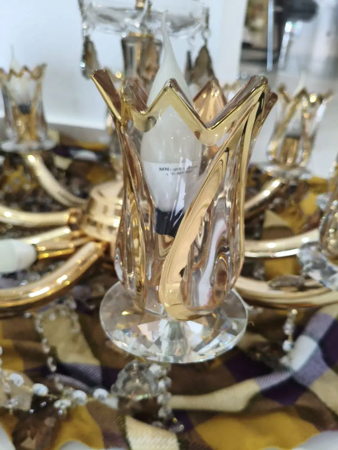 لوستر ده شعله خارجی|لوستر و چراغ آویز|نوشهر, |دیوار