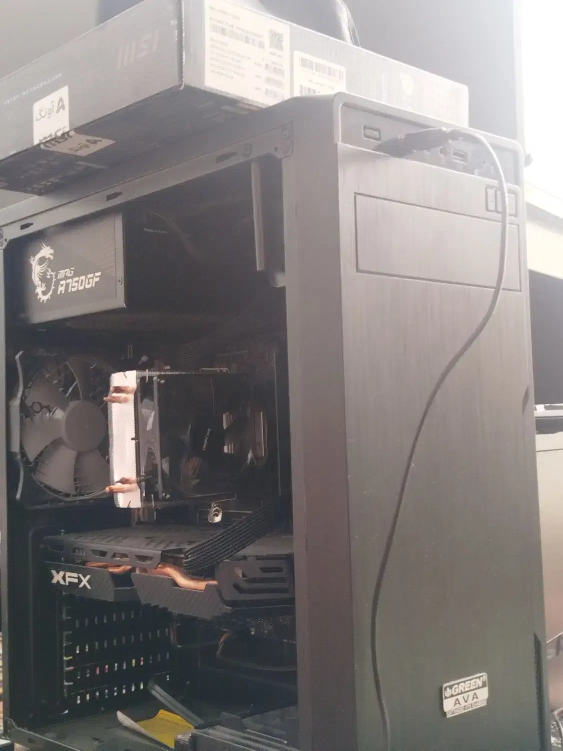 کیس  rx580|رایانه رومیزی|سنندج, |دیوار