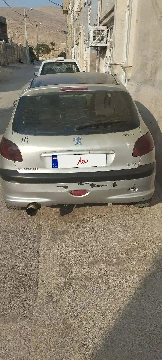 206مدل 83|خودرو سواری و وانت|شیراز, شریف‌آباد|دیوار