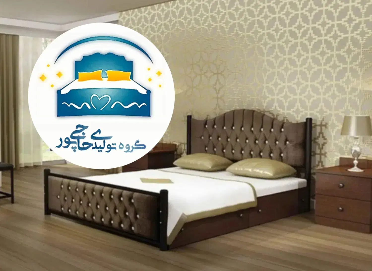 تخت خواب دو نفره حاجی پور(تختخواب۲دونفره)تشک دایان|تخت و سرویس خواب|مشهد, حسینآباد|دیوار