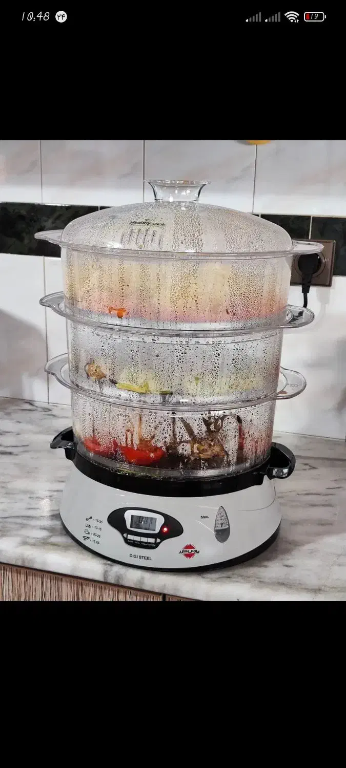 بخارپز پارس خزر|اجاق گاز و لوازم برقی پختوپز|اسلامشهر, شهرک مهدیه|دیوار