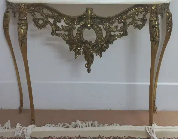 آیینه کنسول برنج|بوفه، ویترین، کنسول|بروجرد, |دیوار