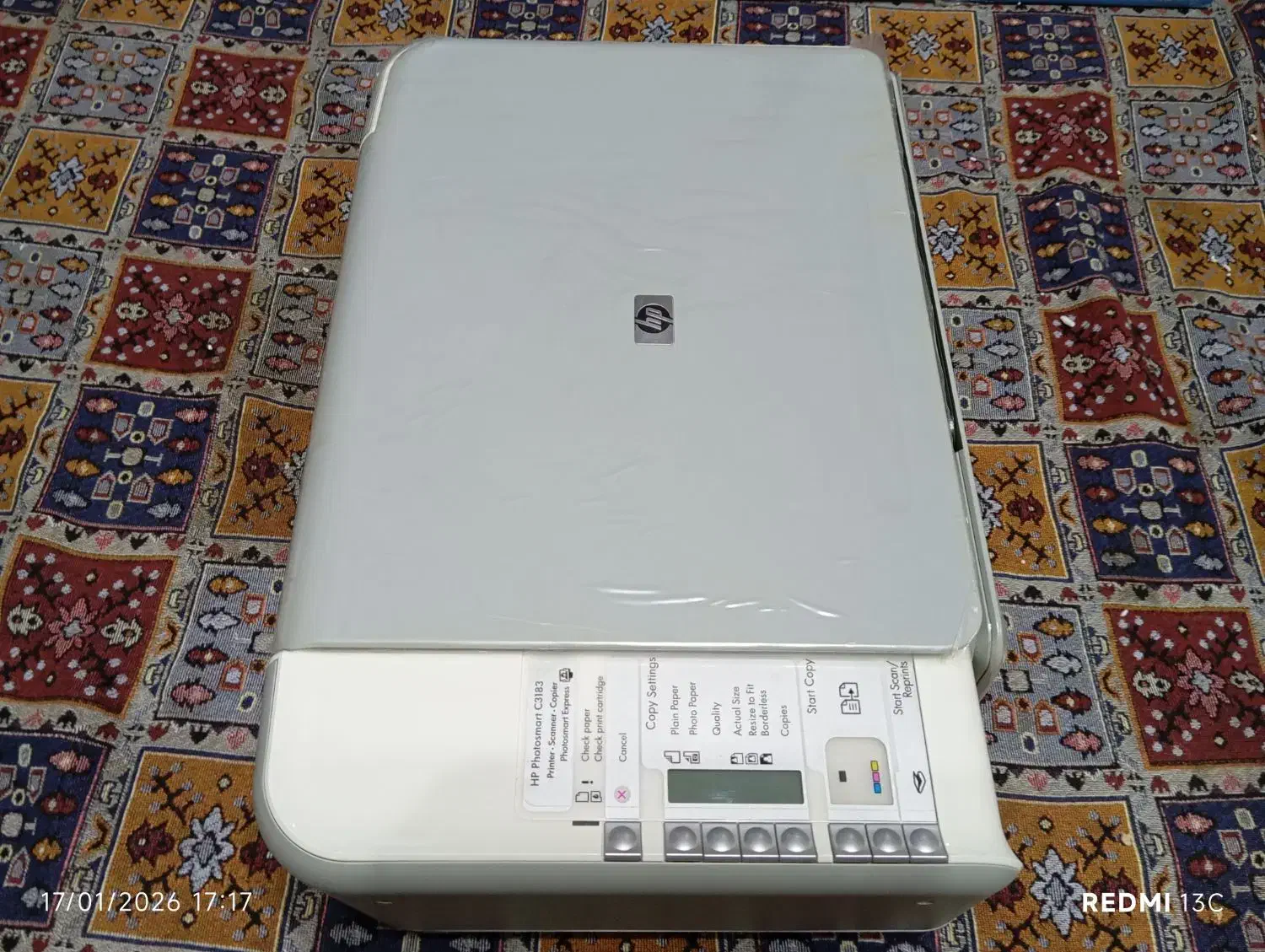 پرینتر 3 کاره Hp photosmart c3183|پرینتر، اسکنر، کپی، فکس|قرچک, شهرک الحدید|دیوار