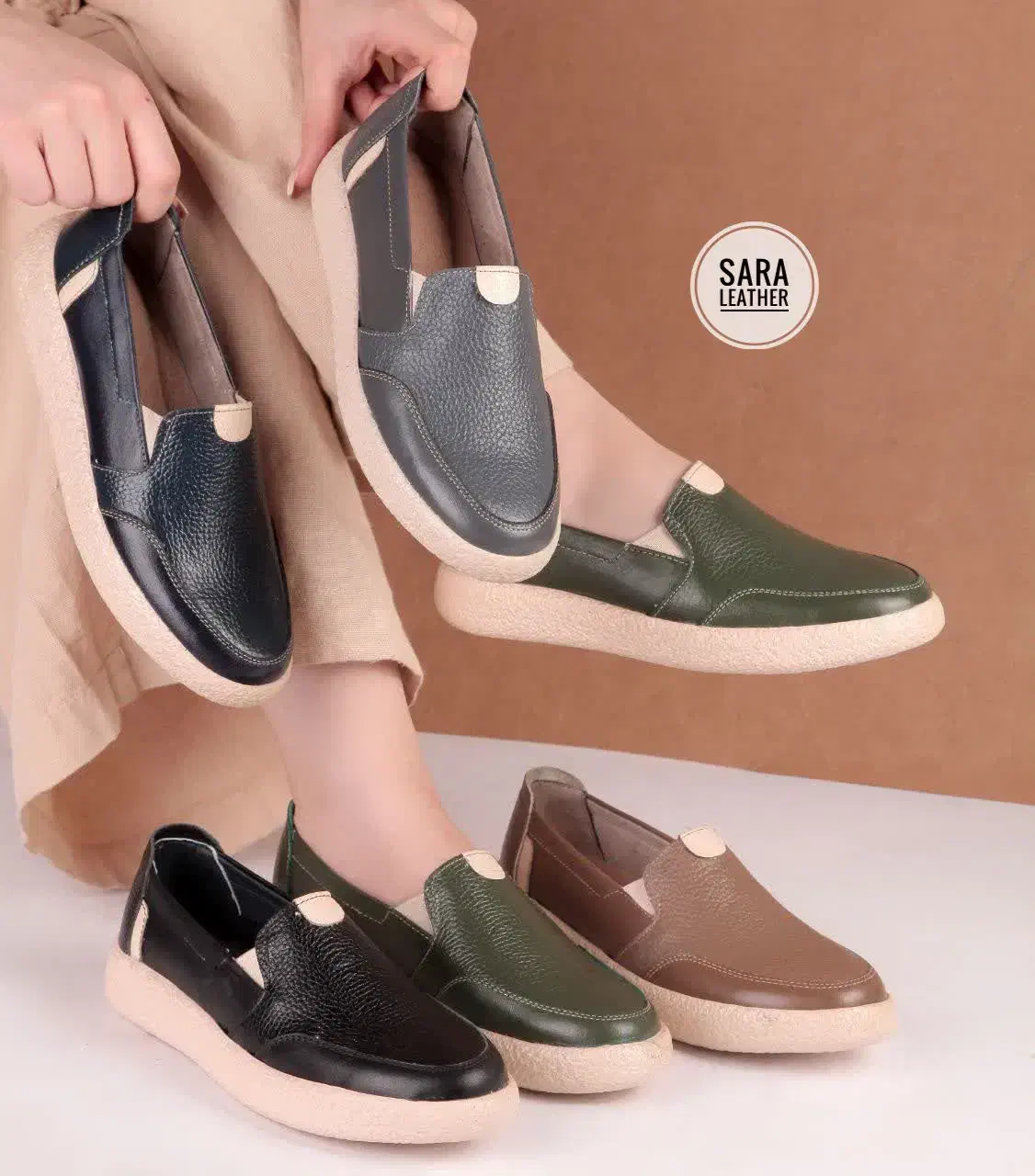 کد ۱۱۸زنانه چرم سارا طبیعی|کیف، کفش، کمربند|کرج, گلشهر|دیوار