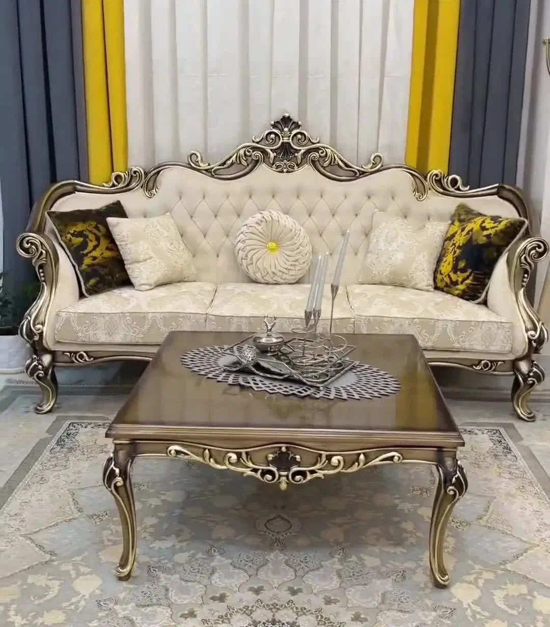 مبل سلطنتی،مدل ماهور کلاسیک(اقساط تا۱۲ماه)|مبلمان خانگی و میز عسلی|تبریز, |دیوار