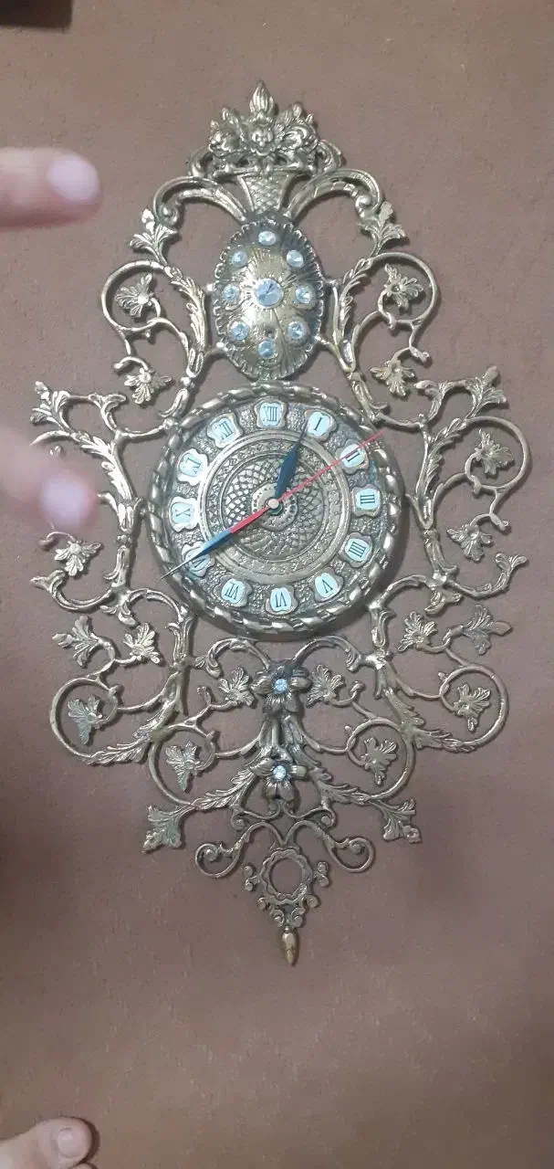 ساعت دیواری برنجی|ساعت دیواری و تزئینی|ابهر, |دیوار
