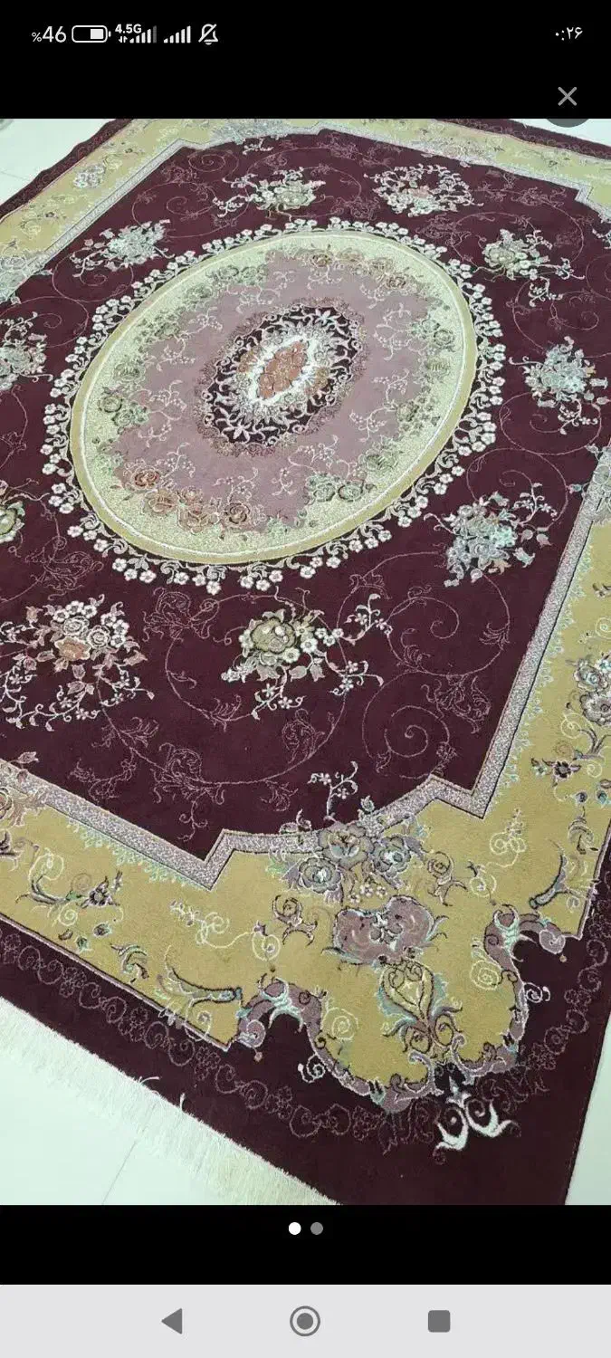 فرش ماشینی ۱۲متری نو|فرش|ایلام, |دیوار