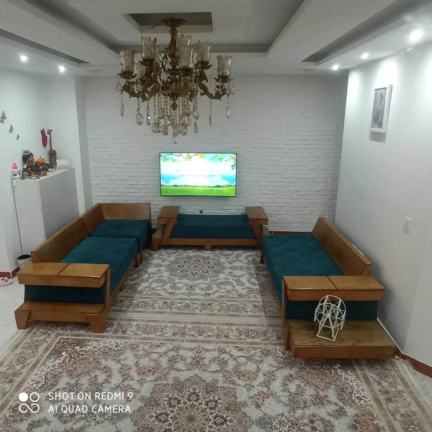 مبل 7نفره|مبلمان خانگی و میز عسلی|رباط‌کریم, رباط‌کریم|دیوار