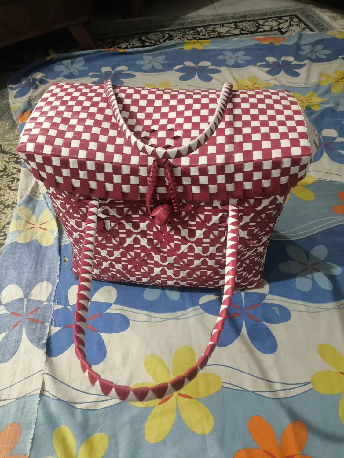 سبد حصیری|صنایع دستی و سایر لوازم تزئینی|رشت, یخسازی|دیوار