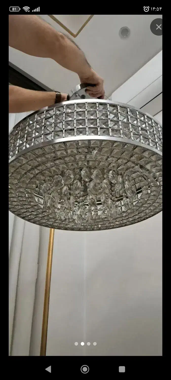 لوستر|لوستر و چراغ آویز|زنجان, |دیوار