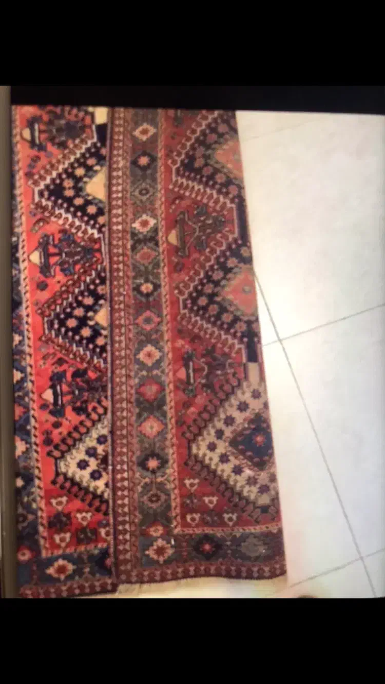 قالیچه دستباف عتیقه|فرش|تهران, باغ فیض|دیوار