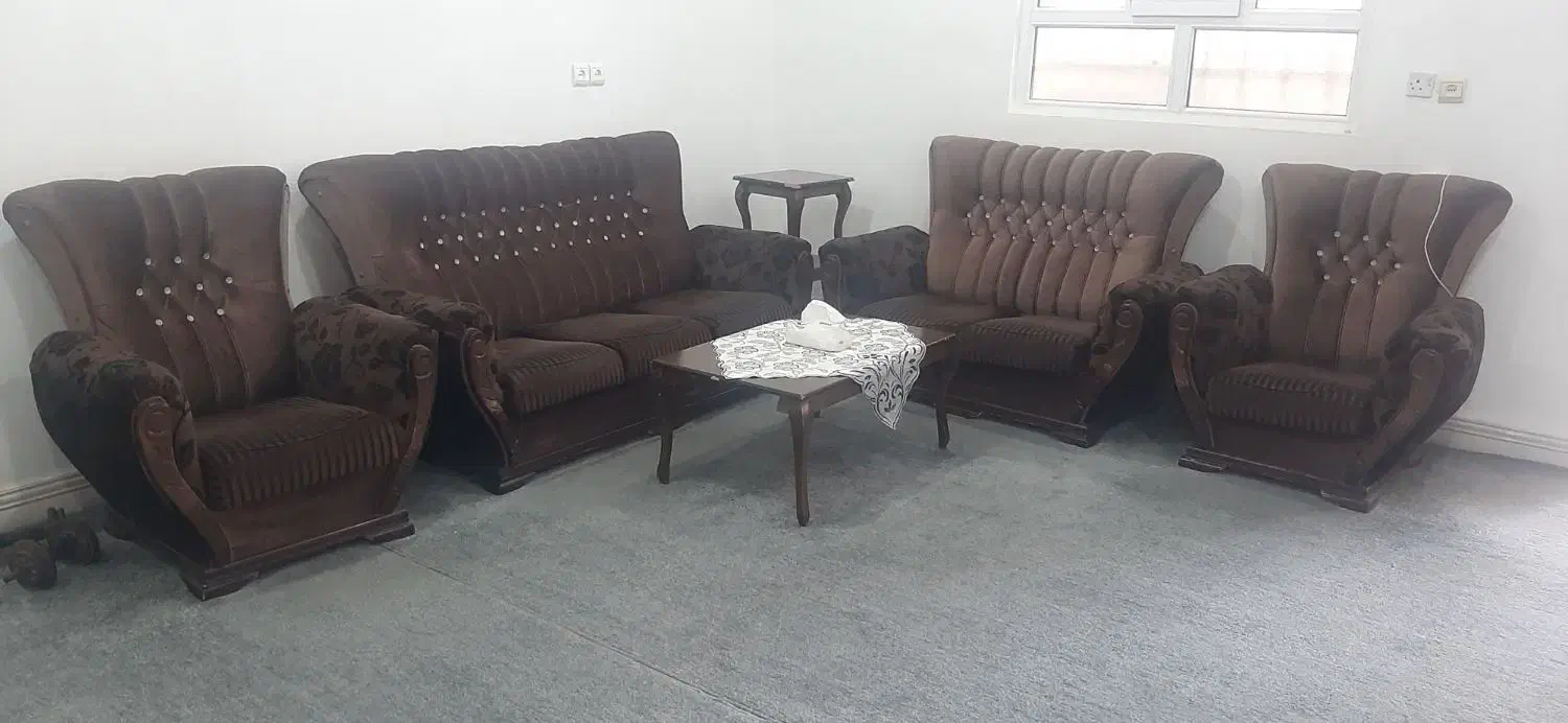 مبل هفت نفره با میز الان هم ازشون استفاده میکنیم|مبلمان خانگی و میز عسلی|اندیمشک, |دیوار