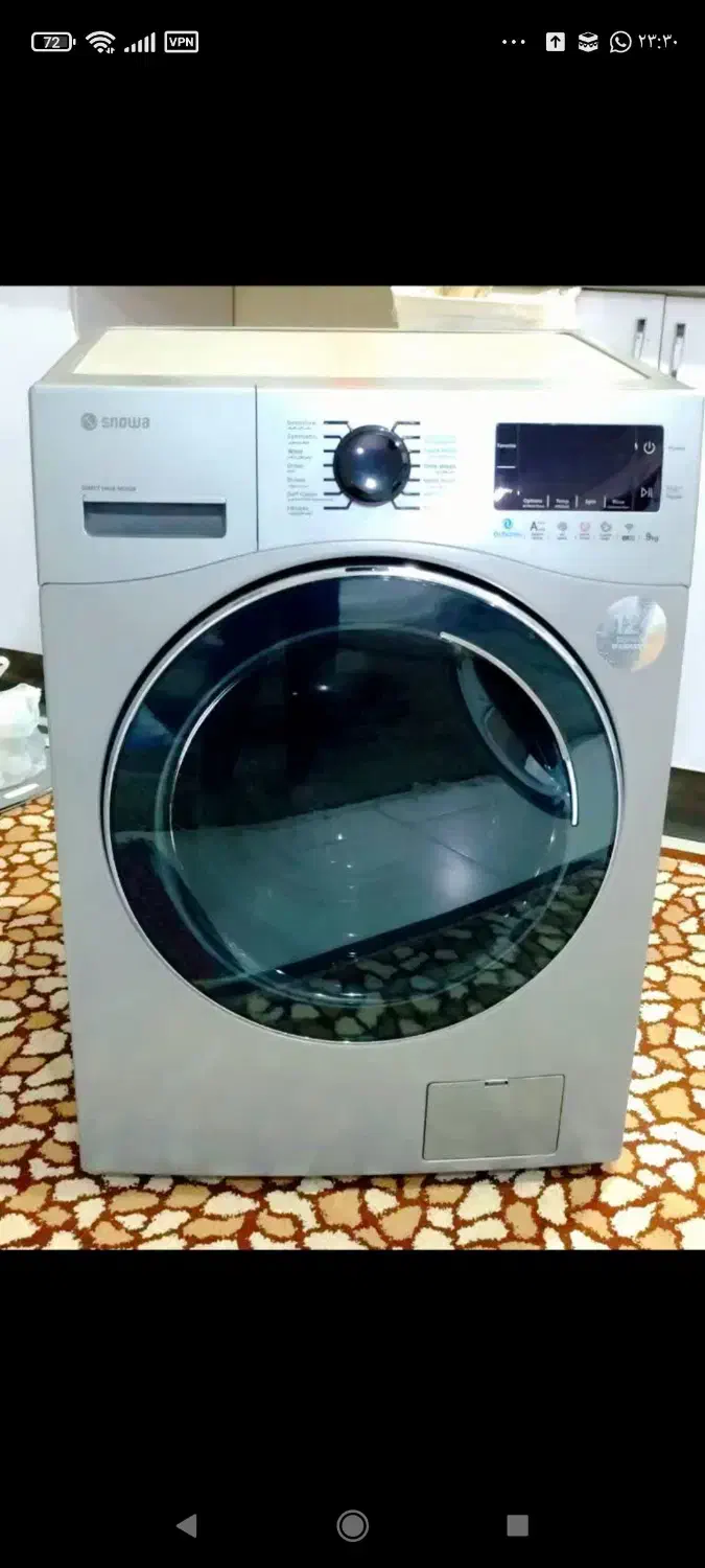 ماشین لباسشویی نو مارک اسنوا 9کیلویی|ماشین لباسشویی و خشک‌کن لباس|بهبهان, |دیوار