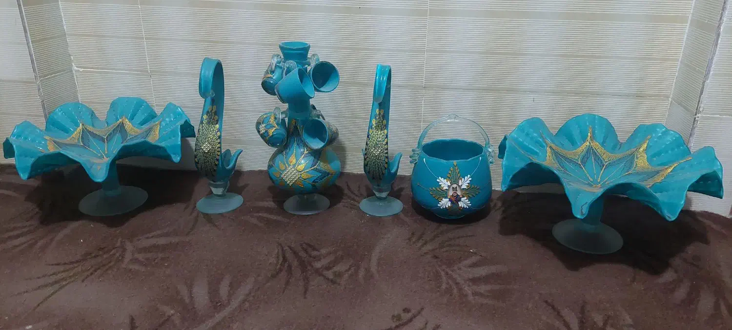 فروش سرویس شیشه ای دکوری|صنایع دستی و سایر لوازم تزئینی|ایرانشهر, |دیوار