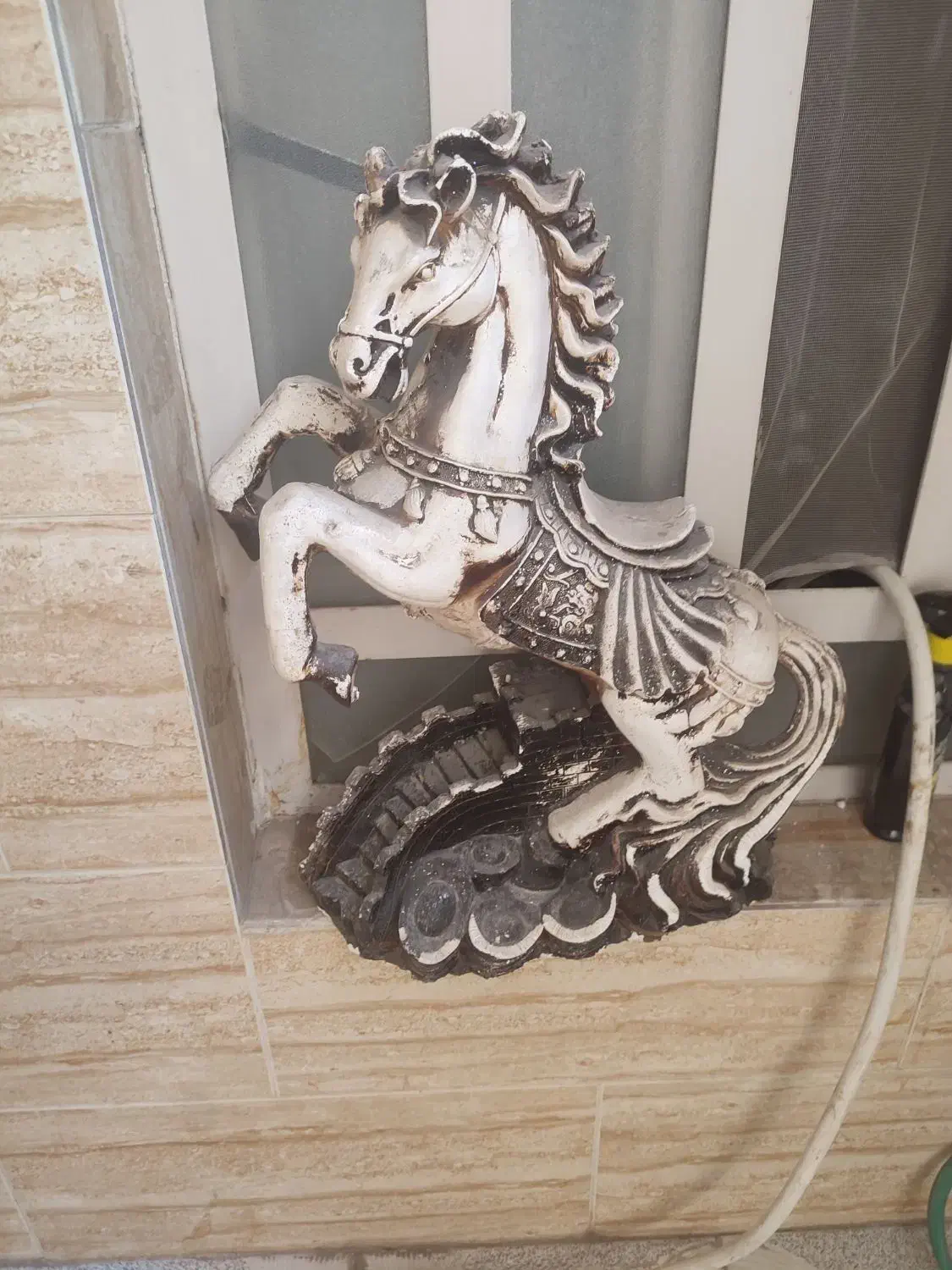 مجسمه اسب|مجسمه، تندیس، ماکت|یزد, |دیوار