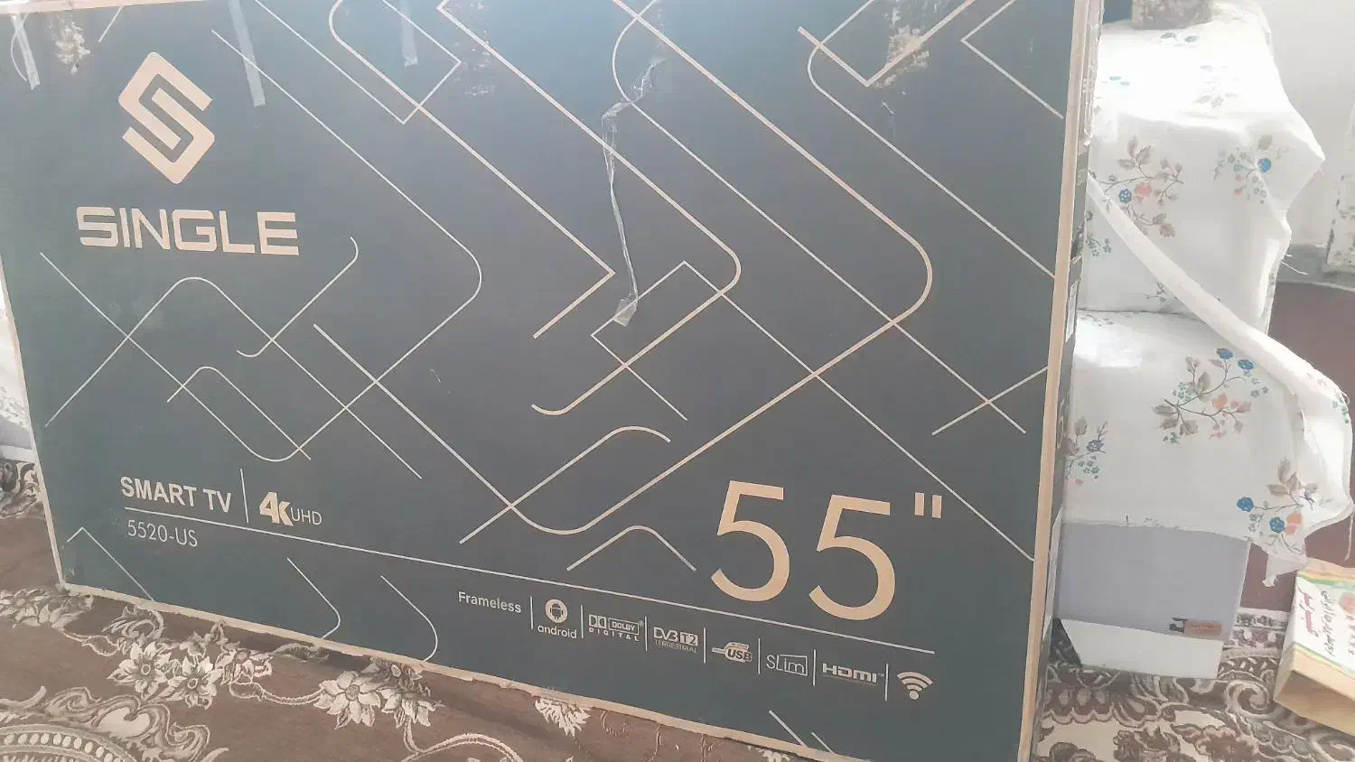 الیدی ۵۵اینچ فورکی اسمارت فول|تلویزیون و پروژکتور|سنندج, |دیوار