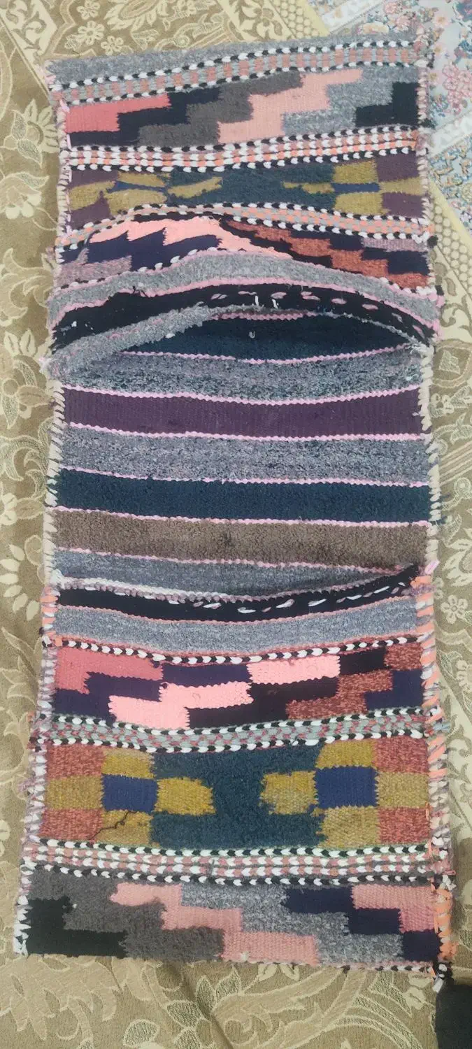 خورجین دست بافت|گلیم، جاجیم، گبه|ایلام, |دیوار