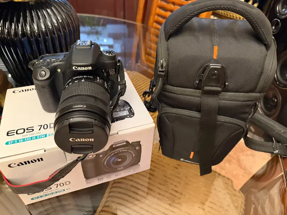 دوربین کانن 70Dبا لنز 18-135|دوربین عکاسی و فیلم‌برداری|سمنان, |دیوار