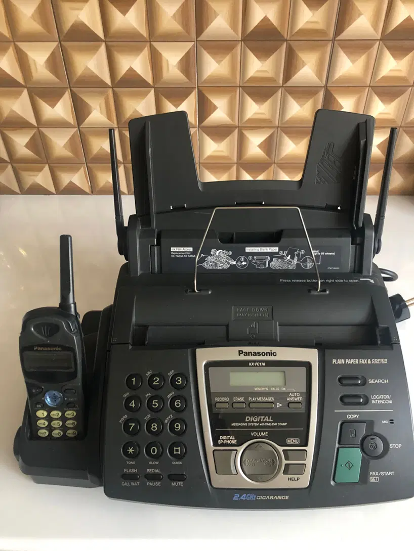 فکس پاناسونیک مدل kx-fc176 با گوشی بیسیم اصل|پرینتر، اسکنر، کپی، فکس|تهران, جمهوری|دیوار