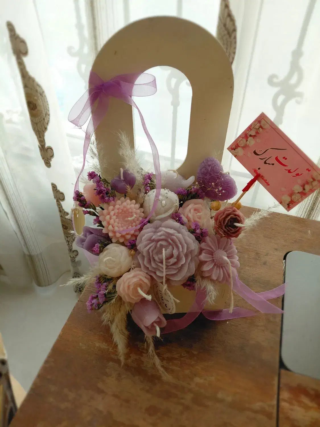 باکس گل شمع|گل مصنوعی|مشهد, الهیه|دیوار