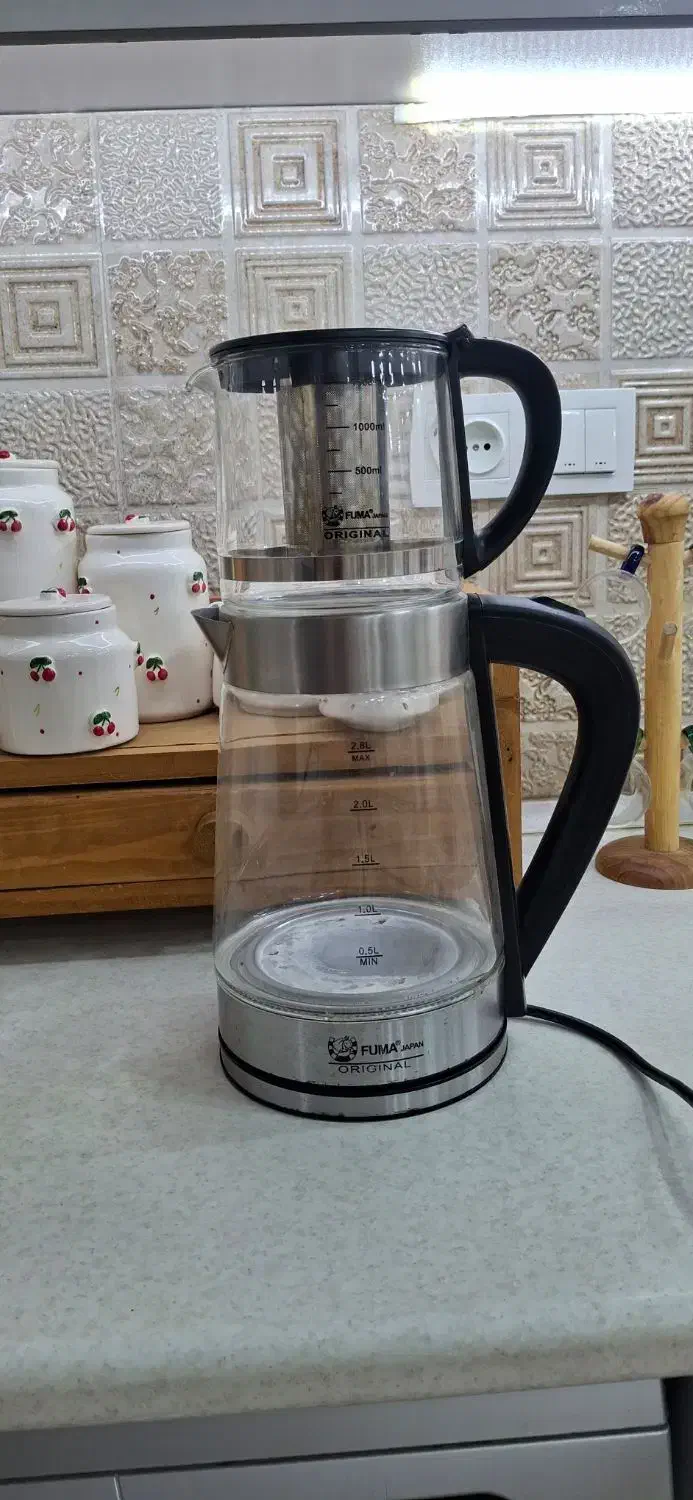 کتری قوری برقی به شرط|قوری، کتری، قهوهساز دستی|سنگر, |دیوار