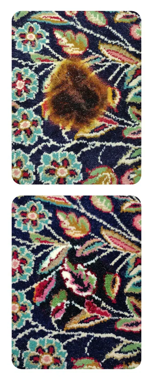 ترمیم سوختگی فرش|فرش|زرند, |دیوار