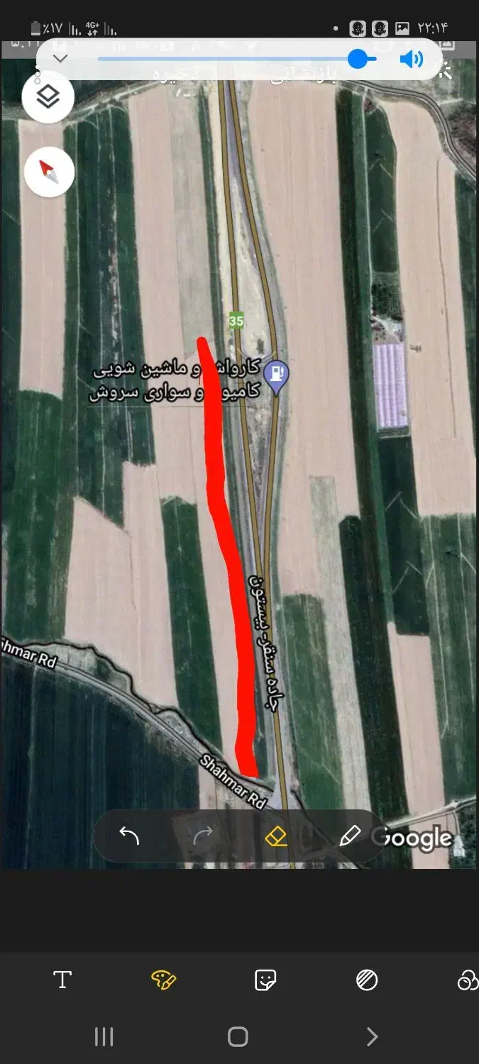 زمین برجاده اصلی دینور|فروش زمین و ملک کلنگی|دینور, |دیوار