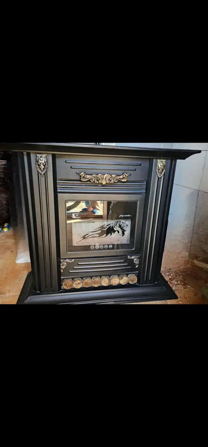 بخاری مدل شومینه ای|بخاری، هیتر، شومینه|جوانرود, |دیوار