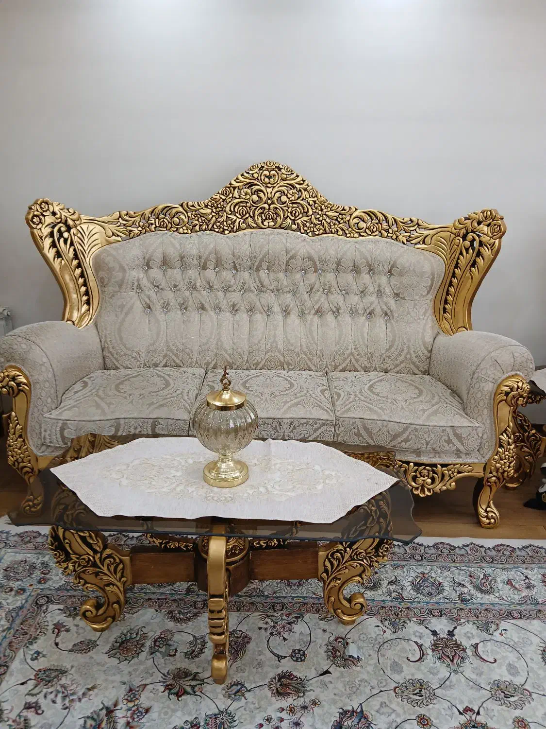 مبلمان ۹نفره بسیار تمیز مناسب جهیزیه|مبلمان خانگی و میز عسلی|قدس, شهرک دانش|دیوار