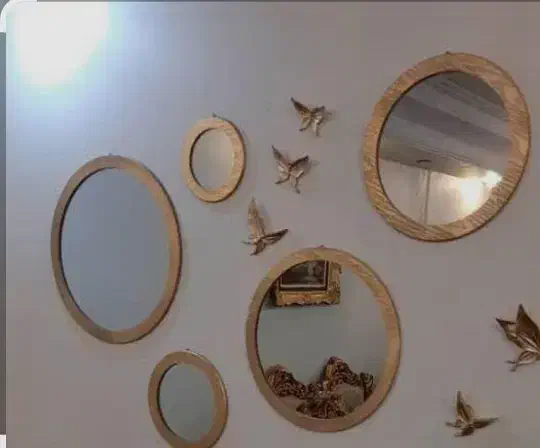 آینه 5تیکه طلایی|آینه|دزفول, |دیوار