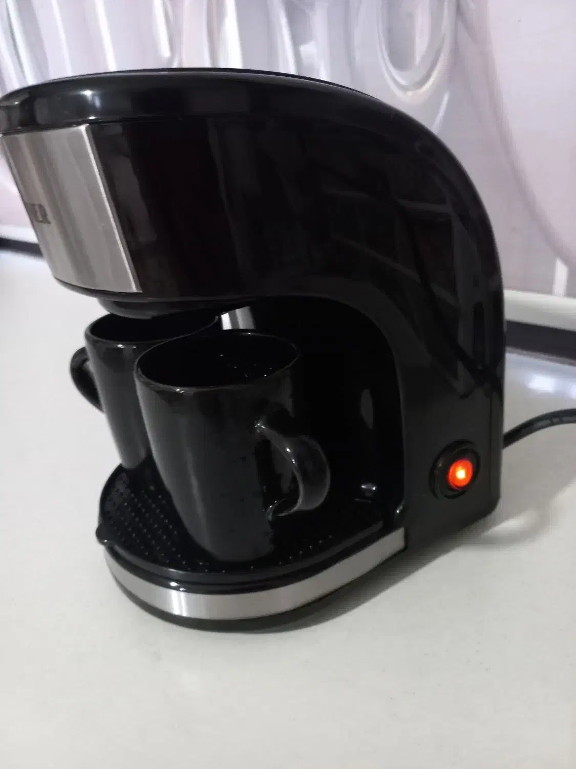 قهوه ساز با دو فنجان|سماور، چای‌ساز، قهوه‌ساز|هلالی, |دیوار